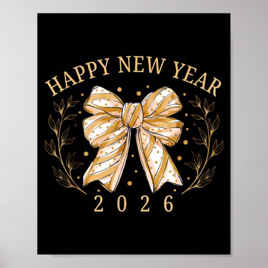 Poster Happy New Year 2026 New Years Eve Party Countdown  (Devant)