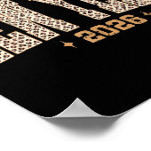 Poster Happy New Year 2026 Retro Leopard New Years Eve Pa (Coin)