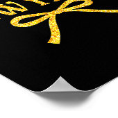 Poster Happy New Year Coquette Bow New Year Party Family  (Coin)