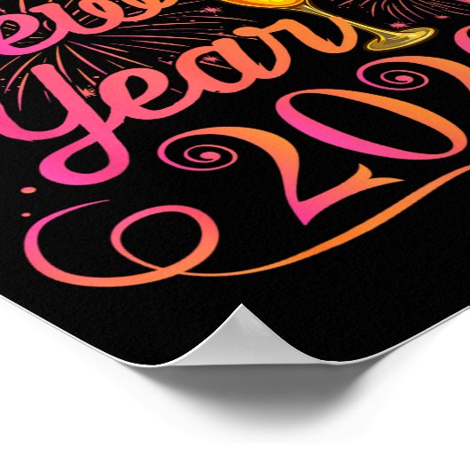 Poster Happy New Year Funny Matching Family New Years Eve (Coin)