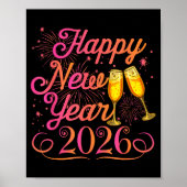 Poster Happy New Year Funny Matching Family New Years Eve (Devant)