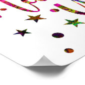 Poster Happy New Year, New Year's Eve Celebration Pattern (Coin)