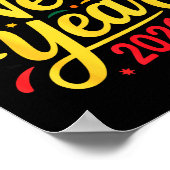 Poster Happy New Year Party 2026 Ballon Family Matching M (Coin)