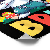 Poster Happy Pâques Bruh Bunny Dab Rabbit Danse Garçons E (Coin)