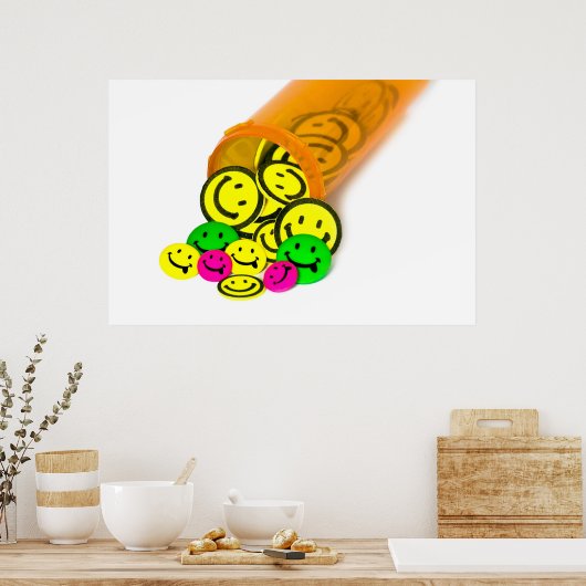 Poster Happy Pills (Cuisine)