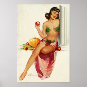 Poster Happy Pin Up