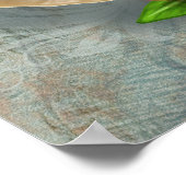 Poster Happy Rosh Hashanah L'shana Tova Art juif Imprimer (Coin)