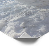 Poster Happy Snowman photos d'hiver originales (Coin)