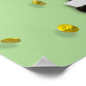 Poster Happy St. Patrick’s Day Cute French Bulldog Clover (Coin)