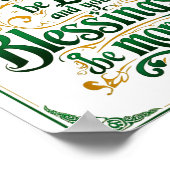 Poster Happy St. Patrick's Day Motivational Quote Apparel (Coin)