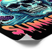 Poster Happy Summerween Skeleton Summer Watermelon Jack-o (Coin)