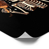 Poster Happy Summerween Vibes Skeleton IceCream Summer Ha (Coin)
