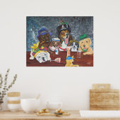 Poster Happy Tails Saloon (Cuisine)