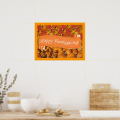 Poster Happy Thanksgiving (Cuisine)