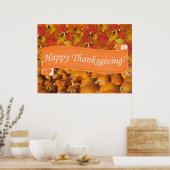Poster Happy Thanksgiving (Cuisine)
