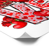 Poster Happy Valentine Gnome Heart Valentine's Day Couple (Coin)