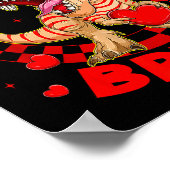 Poster Happy Valentine's Bruh Funny Dinosaur Valentine Me (Coin)