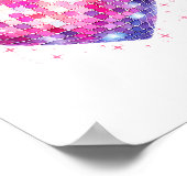 Poster Happy Valentine's Day Coquette Nk Disco Ball Heart (Coin)