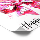 Poster Happy Valentine's Day Funny Coquette Disco Ball He (Coin)