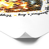 Poster Happy Valentine's Day Funny Gold Coquette Disco Ba (Coin)