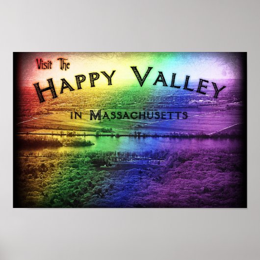 Poster Happy Valley Massachusetts (Devant)