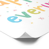 Poster Happy Vibes Sprinkle Happiness Confetti Art (Coin)