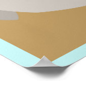 Poster Happy Walrus Colorblock (Coin)