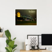 Poster Harbour Bridge at Night, Sydney, Australie (Bureau à domicile)