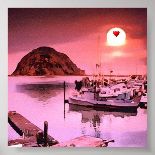 Poster Harbour Hues (Voorkant)