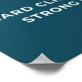 Poster Hard climbs make strong souls. Motivation (Coin)