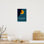 Poster Hard climbs make strong souls. Motivation (Cuisine)