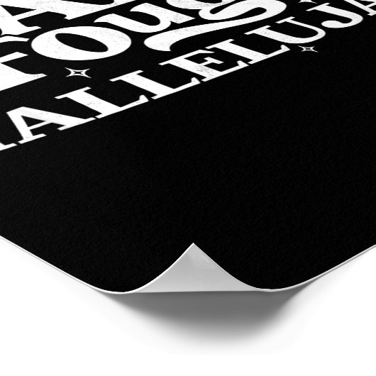 Poster Hard Fought Hallelujah (Coin)