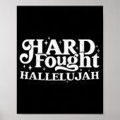 Poster Hard Fought Hallelujah (Devant)