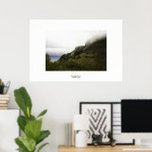 Poster Hardanger, Norvège (Bureau à domicile)