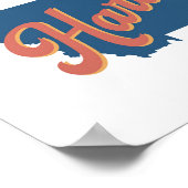 Poster Hardin, état du Montana (Coin)