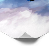 Poster "Hare Krishna" Peacock Feather Hindu (Coin)