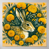 Poster Hare Marigold (Devant)