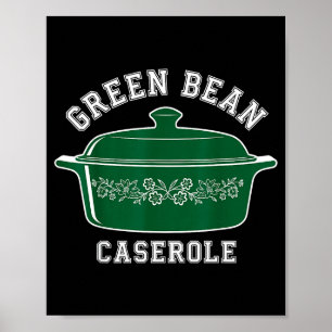 Poster Haricot vert Cerole humour de Thanksgiving Meme Ho