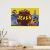 Poster Haricots cuits à Boston (Cuisine)