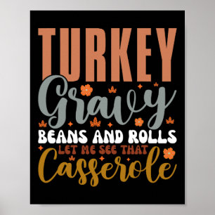 Poster Haricots Graves Et Rouleaux Me Laisser Migner Turq