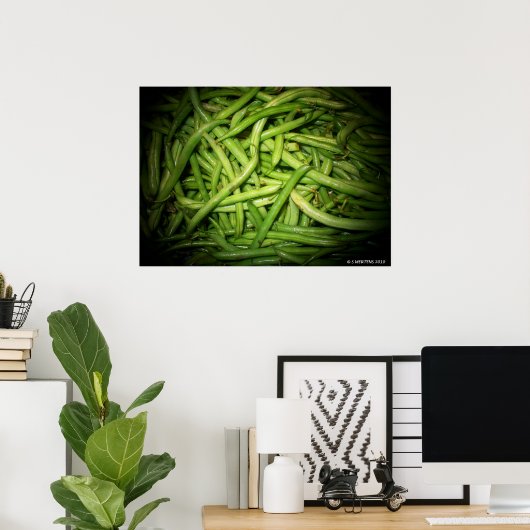 Poster Haricots verts en vedette Imprimer (Bureau à domicile)
