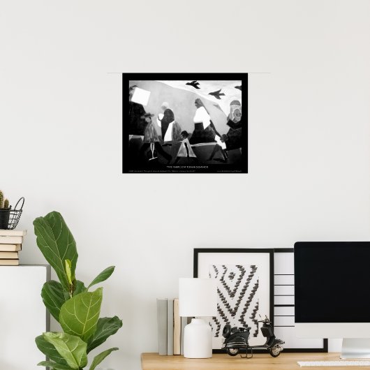 Poster Harlem Renaissance Art - La série Migration (Bureau à domicile)