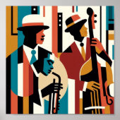 Poster Harlem Renaissance Jazz Trio (Devant)