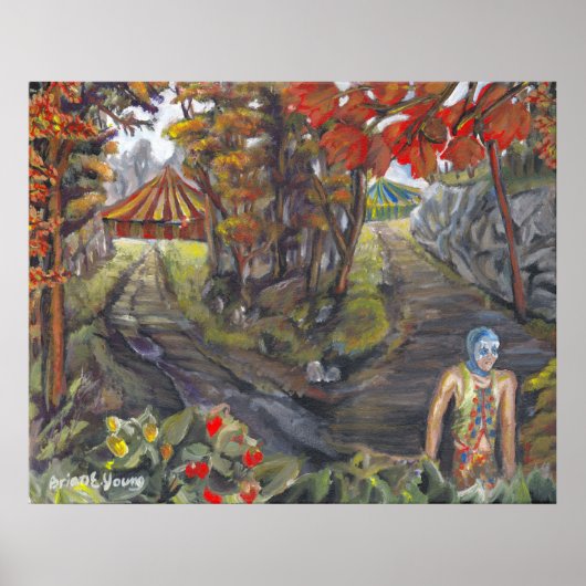 Poster Harlequin Circus (Devant)