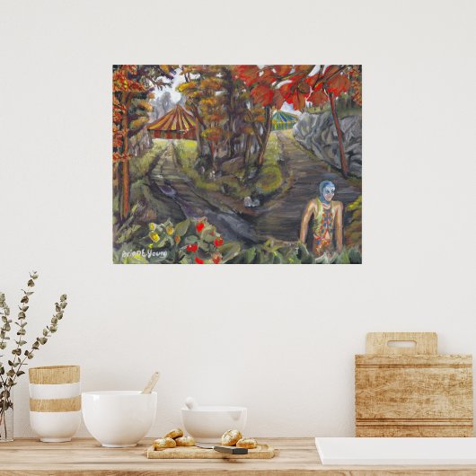 Poster Harlequin Circus (Cuisine)