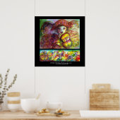 POSTER HARLEQUIN ET CARNIVAL ITALIEN (Cuisine)