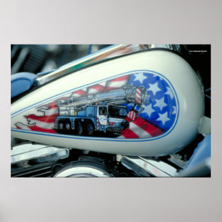 Poster Harley Fuel Tank - S.D.