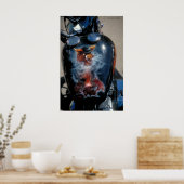 Poster Harley Fuel Tank - S.D. (Cuisine)