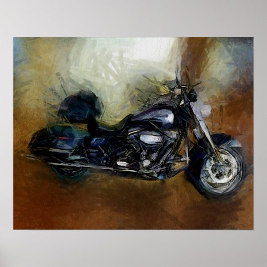 Poster Harley Moto Art (Devant)