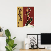 Poster Harley Quinn Bombshells Pinup (Bureau à domicile)